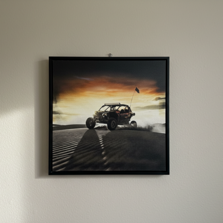 12x12 Off‑Road Canvas – Sunset Desert Wall Art
