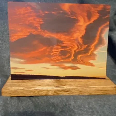 Sunset Desert Sky 8"x10" Metal Print