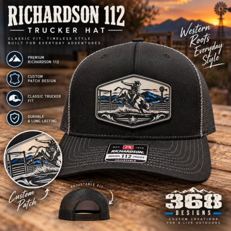 Rodeo Bull Rider Hat | Richardson 112 Trucker Hat