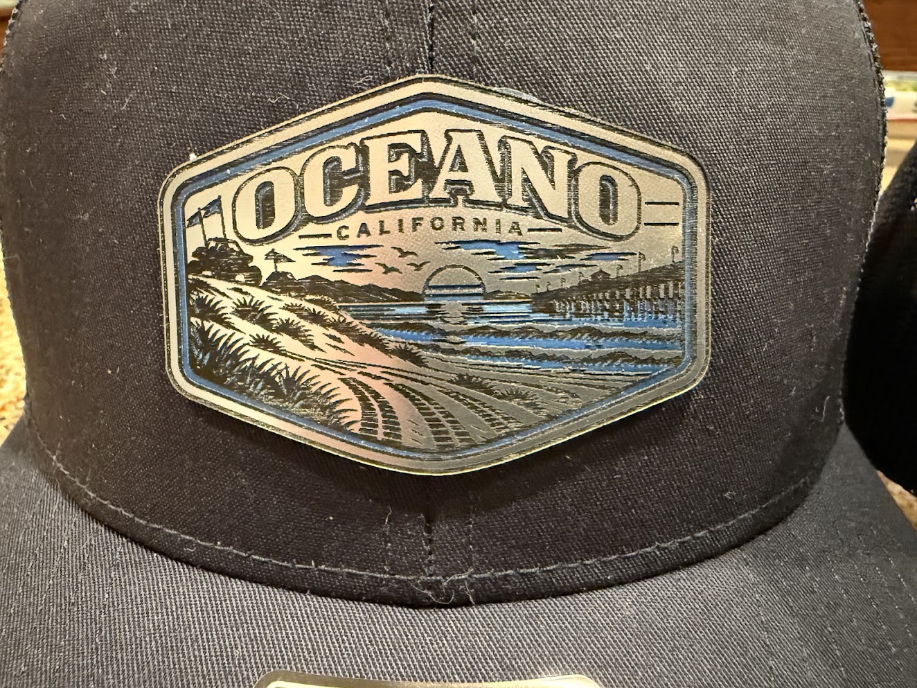 Oceano California Hat | Richardson 112 Trucker Hat - Image 2